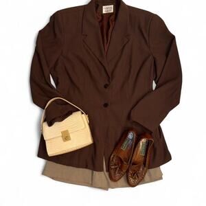 Gorgeous vintage vtg 70s 80s 90s preppy dark academia blazer